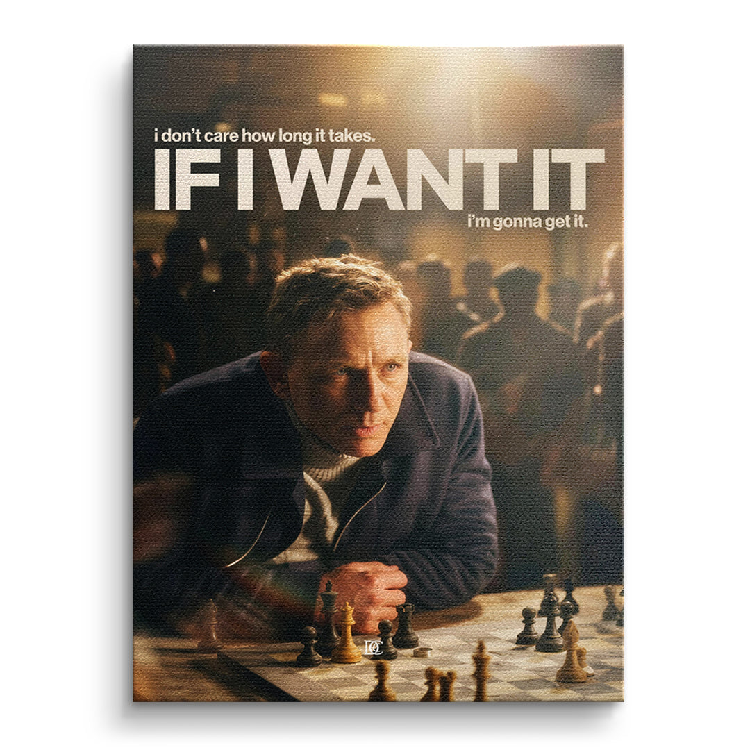 DOTCOMCANVAS Leinwandbild If I Want It ohne Rahmen