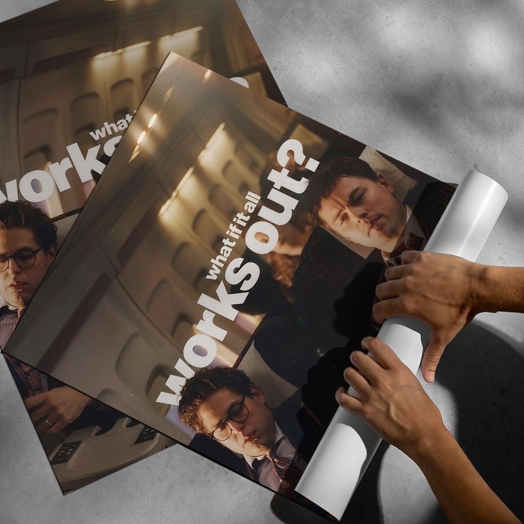 Aufgerolltes Poster What If It All Works Out