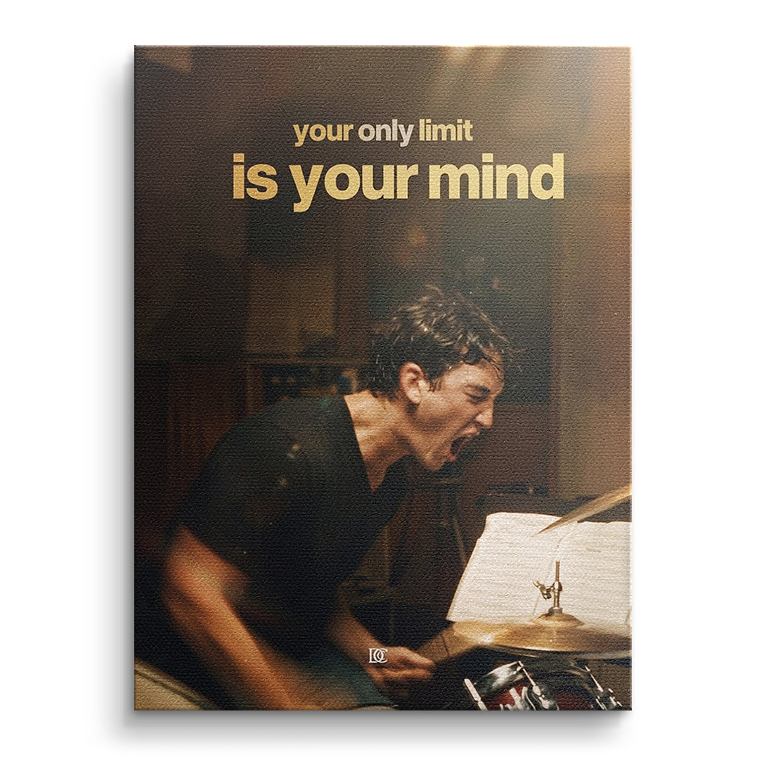 DOTCOMCANVAS Leinwandbild Your Only Limit Is Your Mind Vintage ohne Rahmen