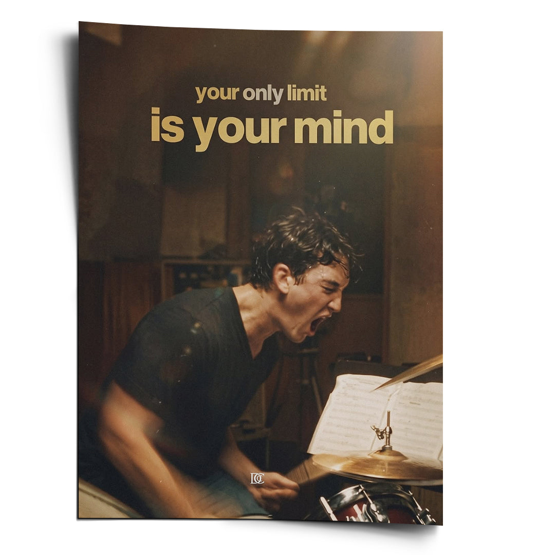 DOTCOMCANVAS Poster Your Only Limit Is Your Mind Vintage