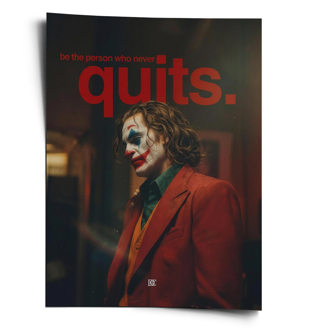 DOTCOMCANVAS Poster Never Quit