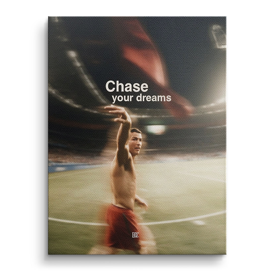 DOTCOMCANVAS Leinwandbild Chase Your Dreams ohne Rahmen