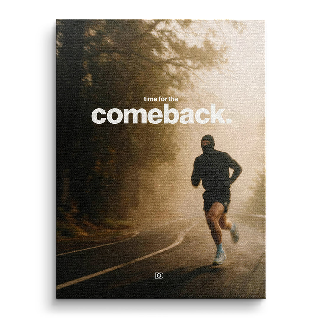 DOTCOMCANVAS Leinwandbild Time For The Comeback ohne Rahmen