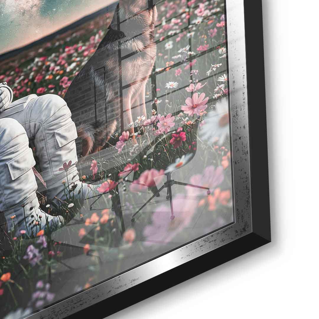 DOTCOMCANVAS® Astronaut's Silent Night Acrylglasbild – Ansicht 11