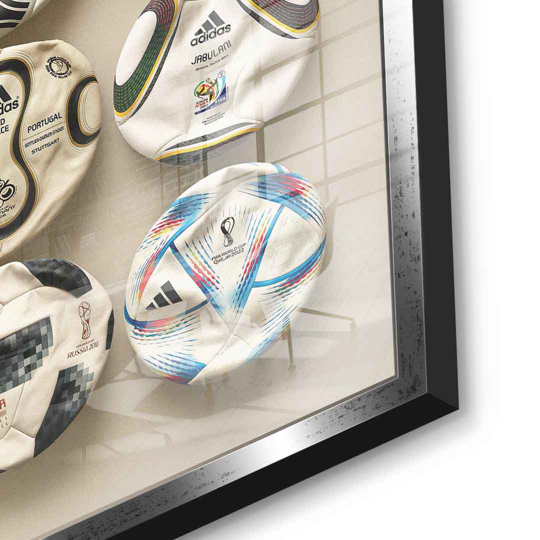 Flat World Cup Ball collection - Acrylglas