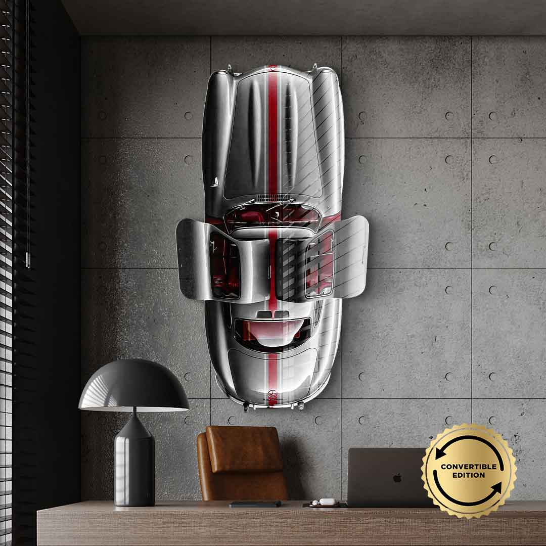 Wall sculpture Mercedes-Benz 300 SL Gullwing - acrylic glass