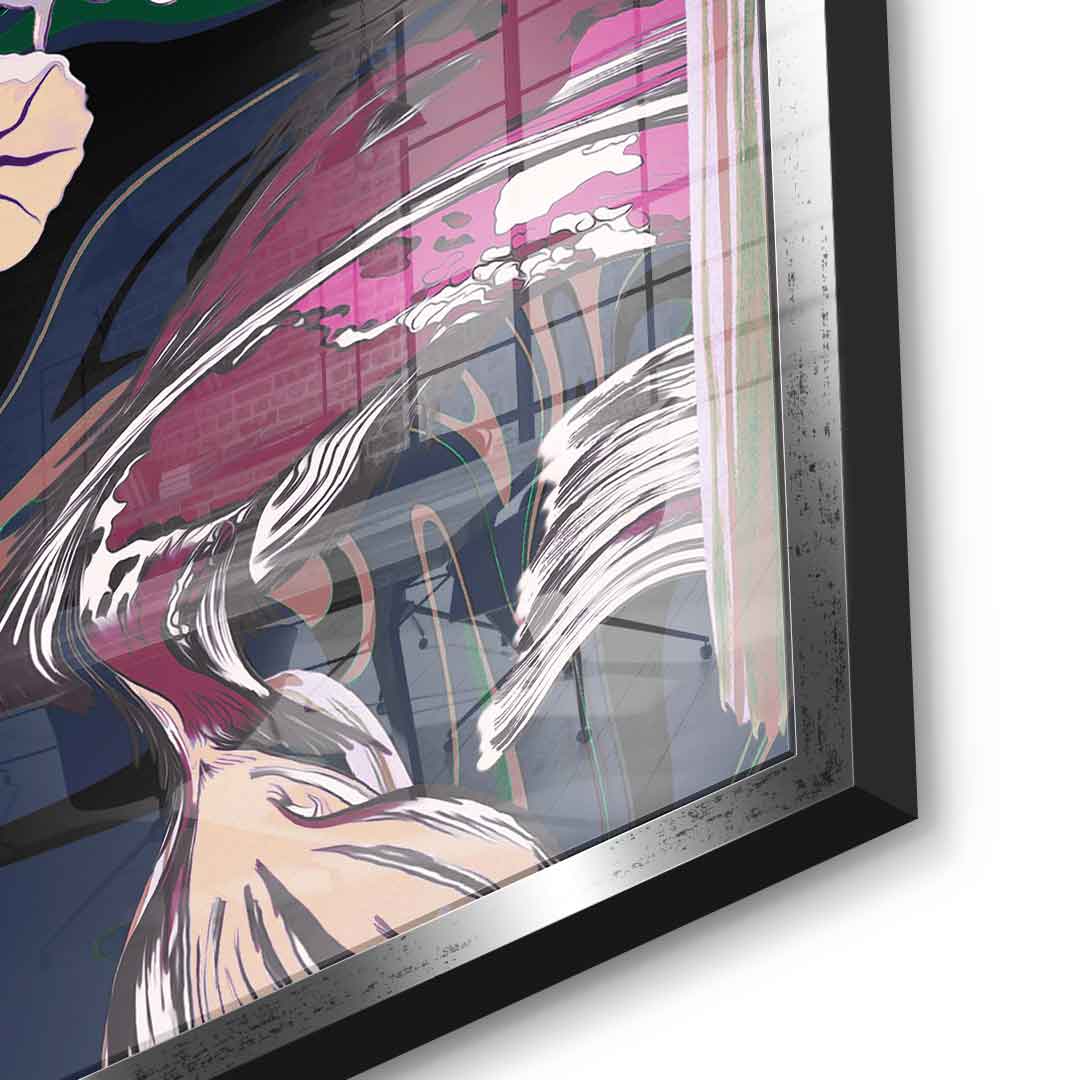 Koi Pond Purple - Acrylic glass