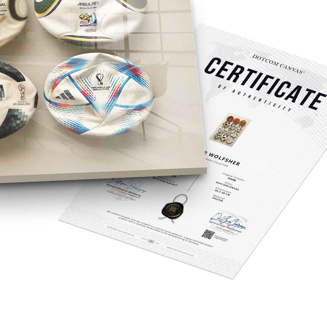 Flat World Cup Ball collection - Acrylglas