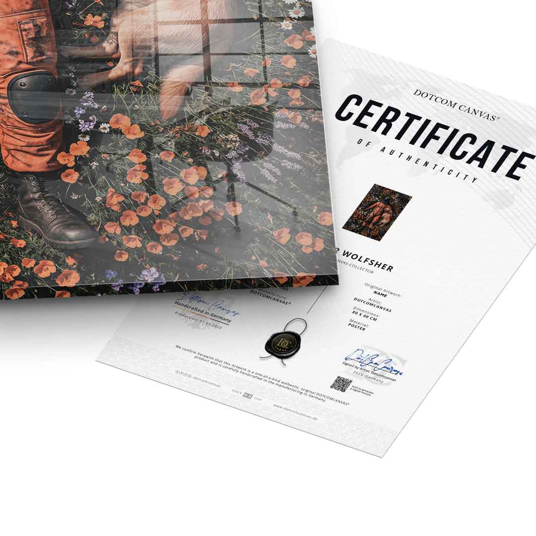 DOTCOMCANVAS® Astronaut's Loyal Companion Acrylglasbild – Ansicht 12