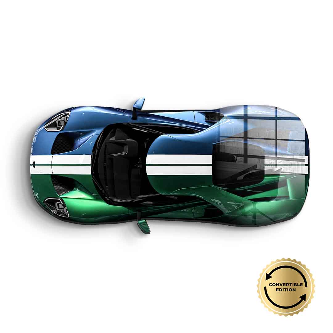 Wall sculpture Ford GT - acrylic glass