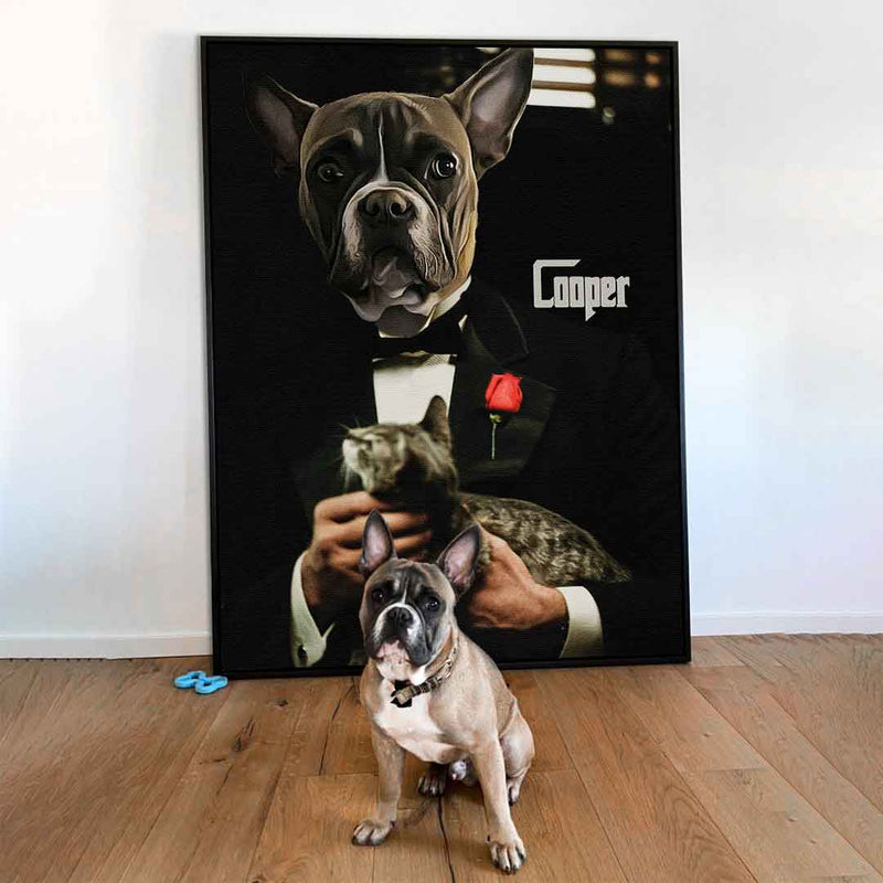 Godfather pet portrait - Customizable