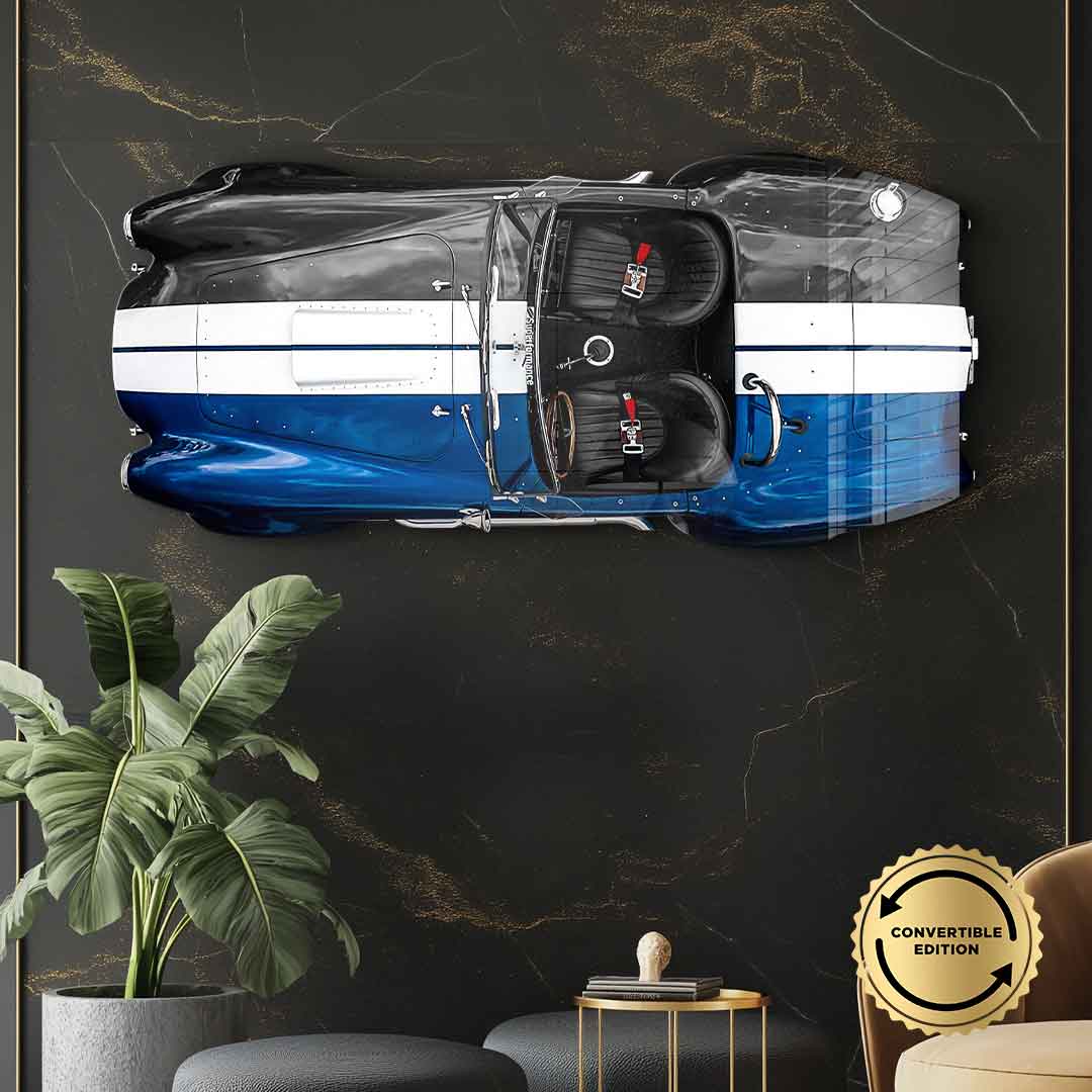 Wandskulptur Shelby Cobra 427 - Acrylglas