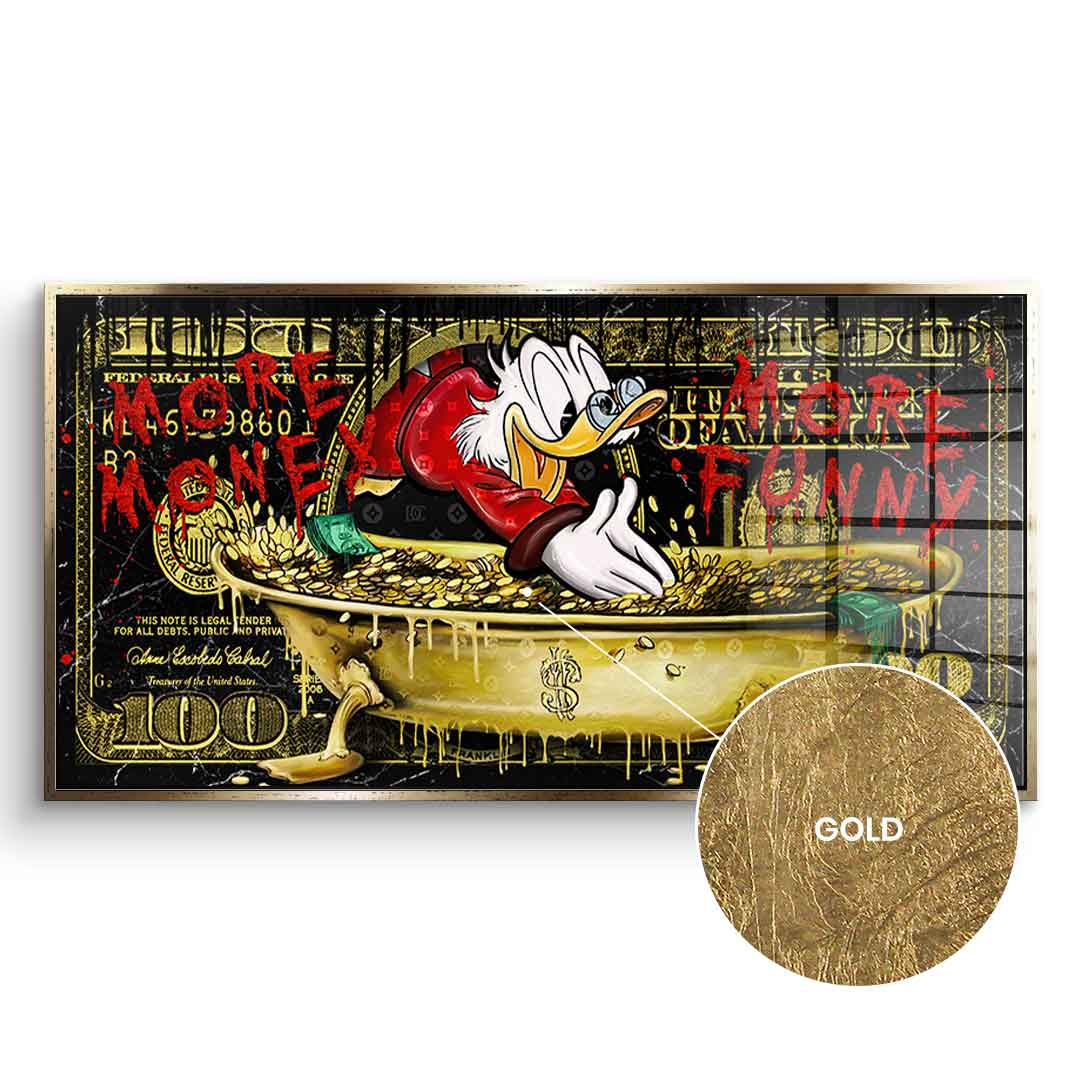 MORE MONEY DUCK - GOLD LEAF