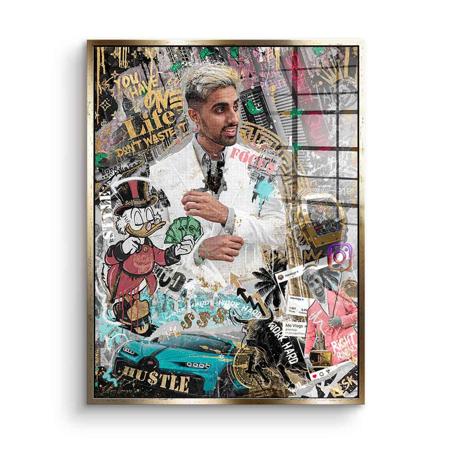 Commissioned work - Mo Vlogs Street Art Portrait