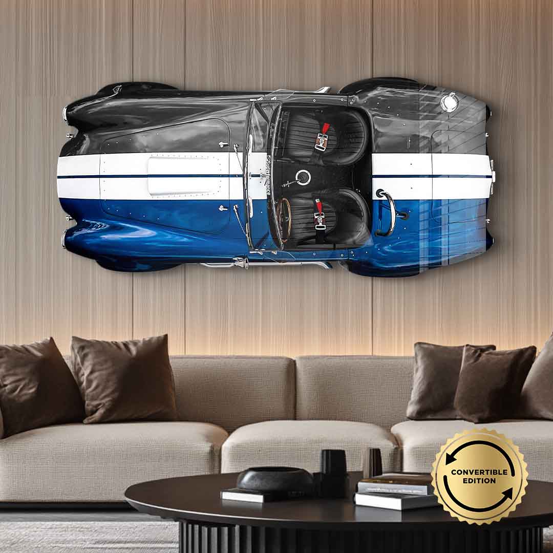 Wandskulptur Shelby Cobra 427 - Acrylglas