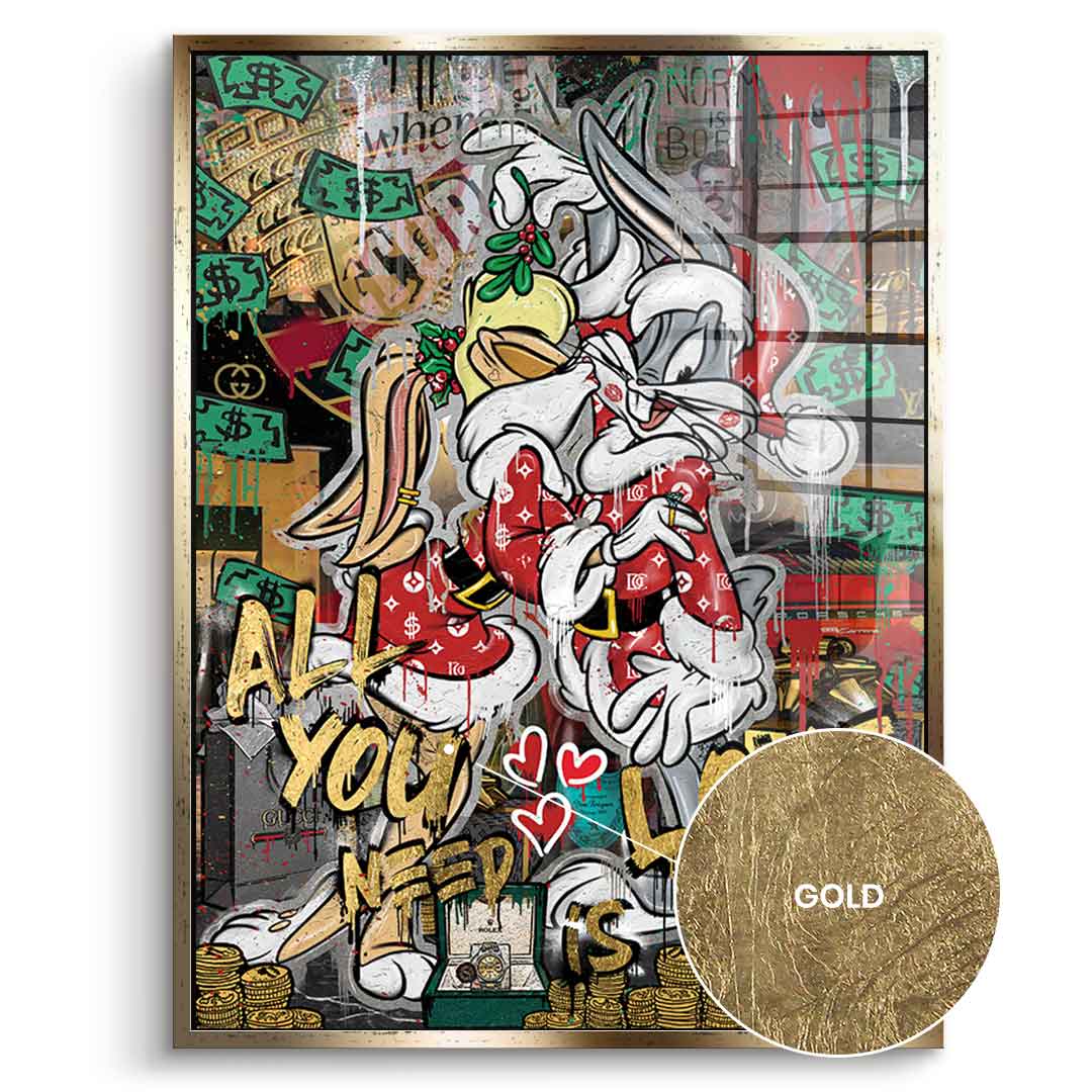 Lovely Bunny - Blattgold