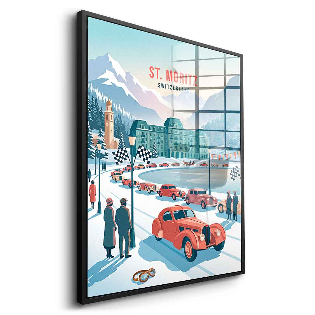 Saint Moritz Acrylglasbild