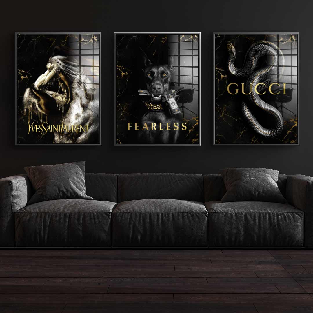 Luxury Gold Animals - Gold Leaf 3x