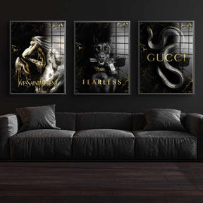 Luxury Gold Animals - Blattgold 3x