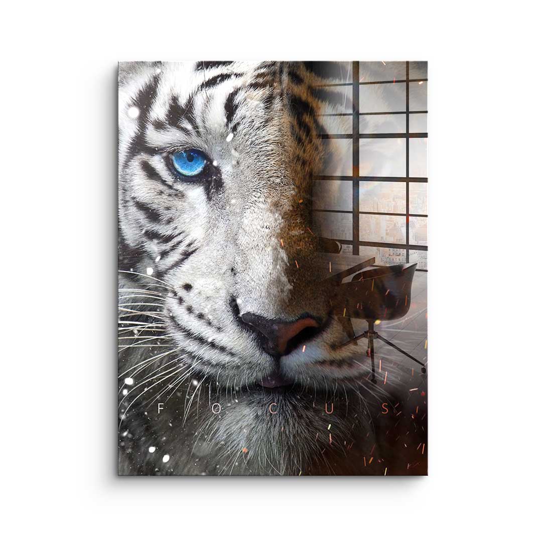 Animal face - acrylic 4x