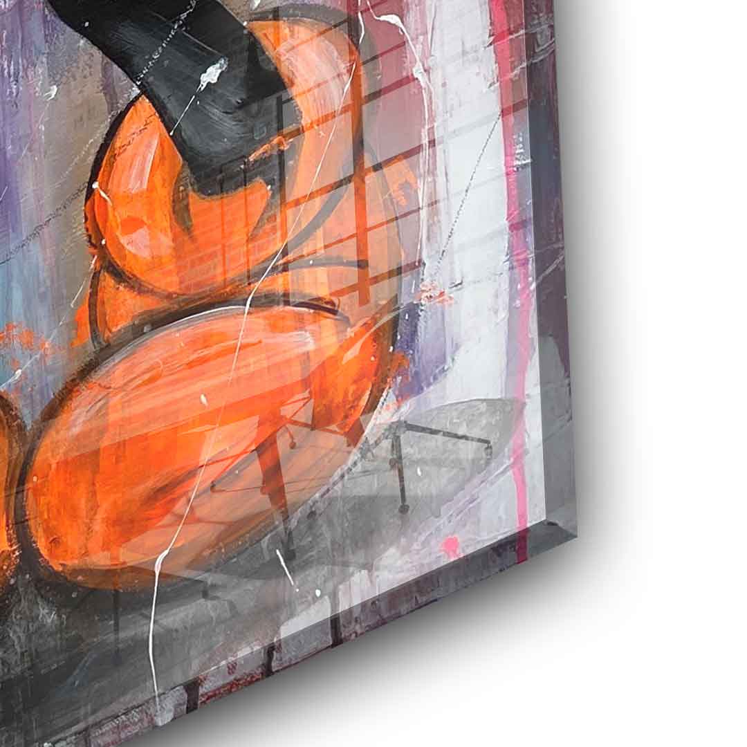 Don't worry, just dance - acrylic glass