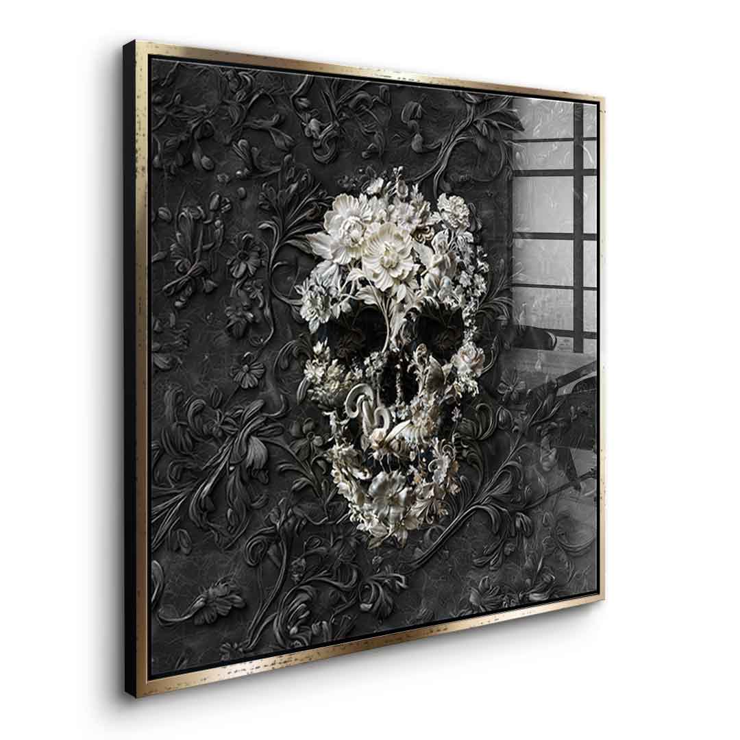Marble Skull - Acrylglas