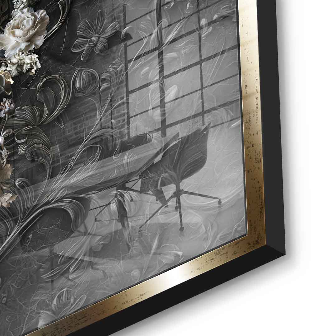 Marble Skull - Acrylglas