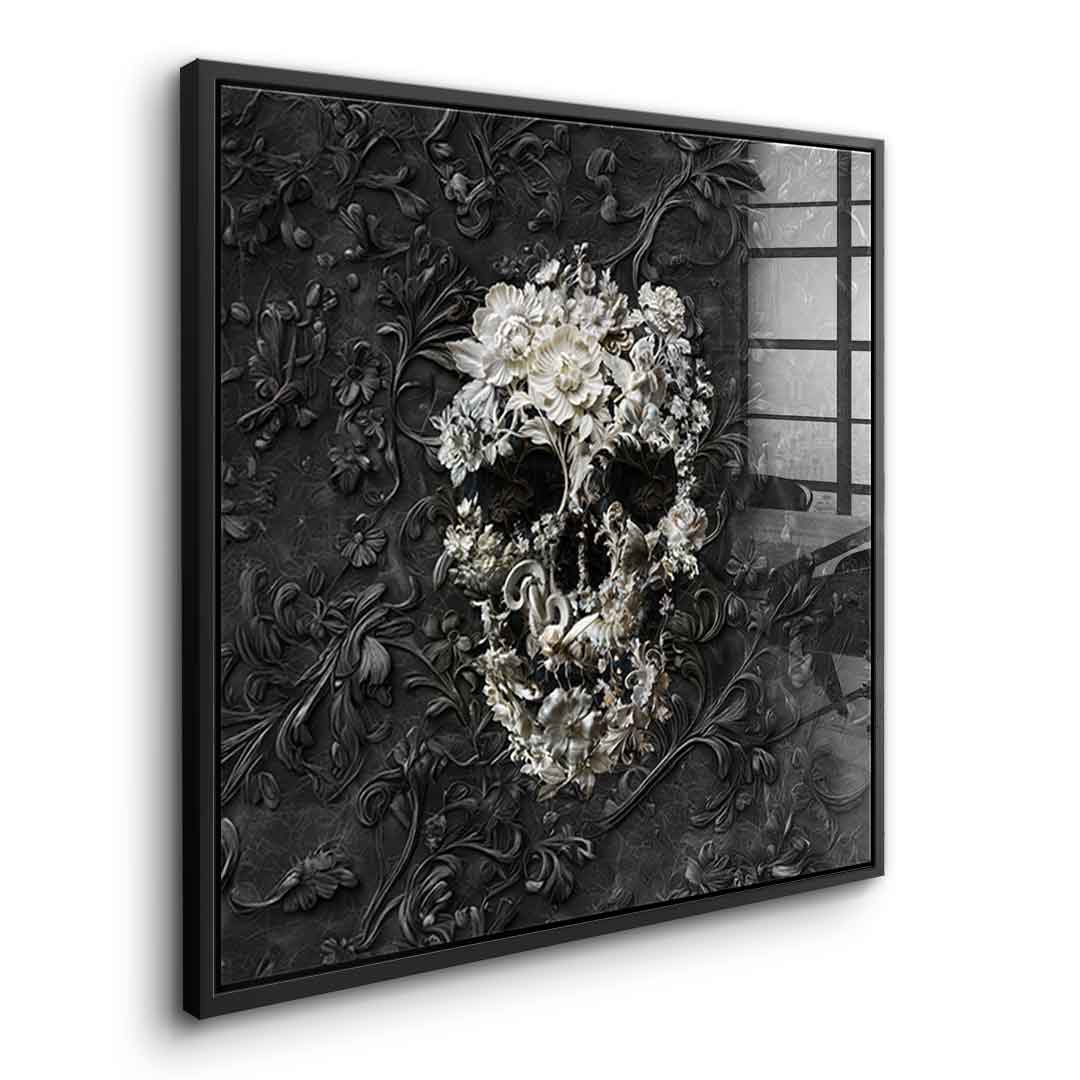 Marble Skull - Acrylglas