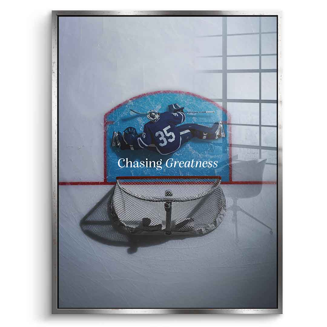 Chasing Greatness #Hokey - Acrylglas