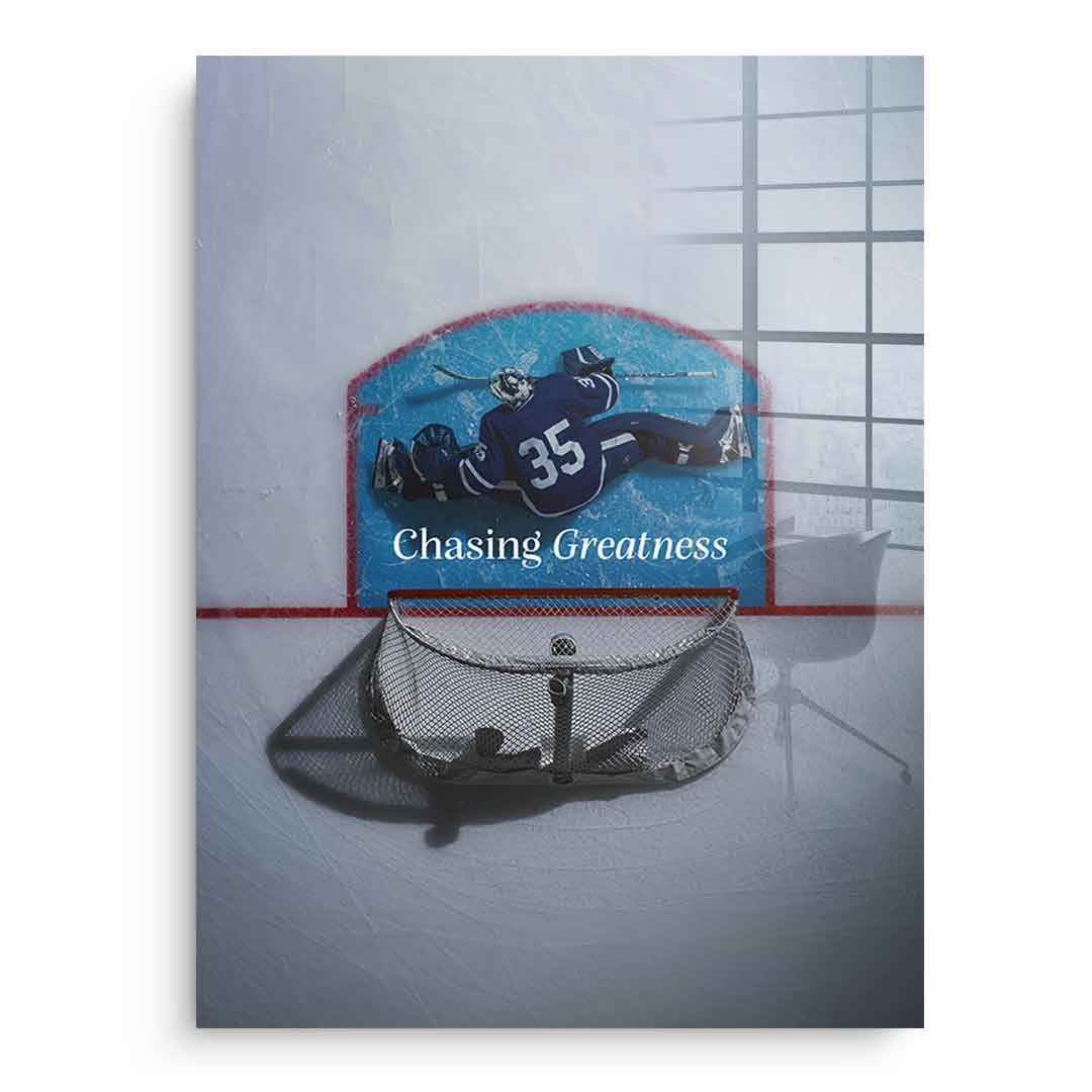 Chasing Greatness #Hokey - Acrylglas