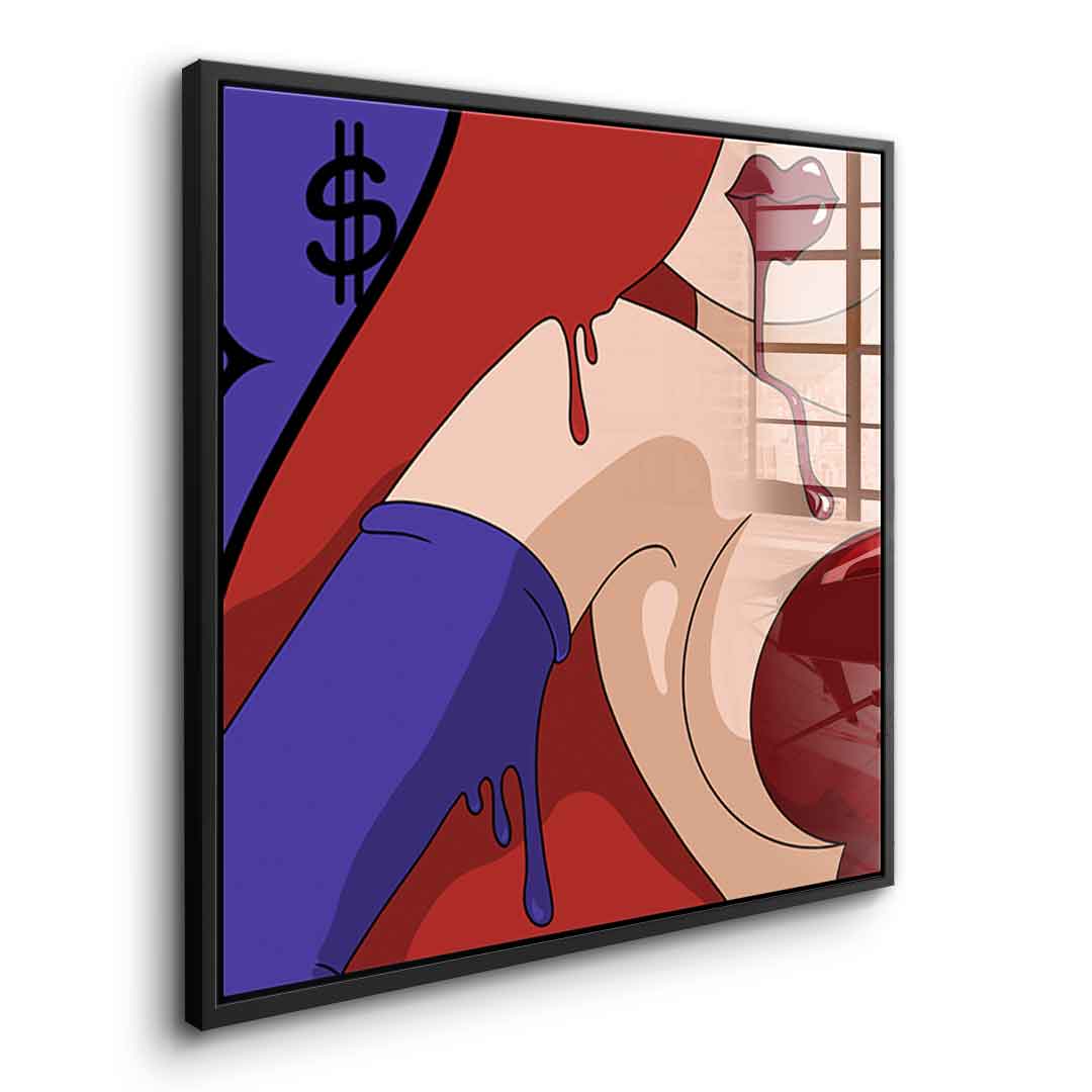 Melting Jessica 2 - Square Edition - Acrylic Glass