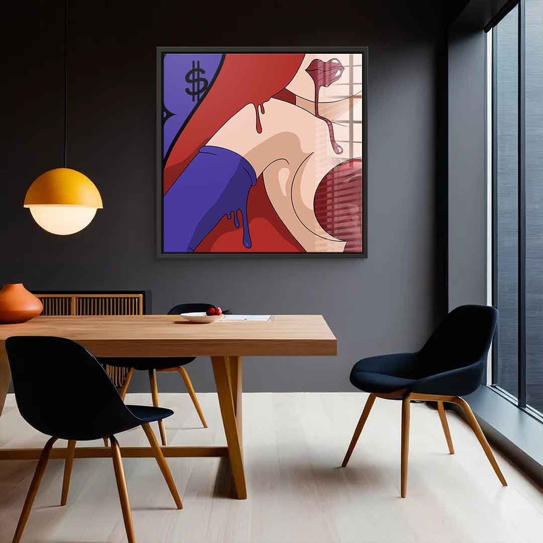 Melting Jessica 2 - Square Edition - Acrylic Glass