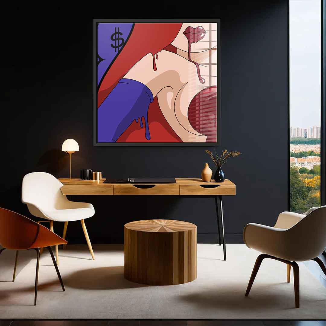 Melting Jessica 2 - Square Edition - Acrylic Glass