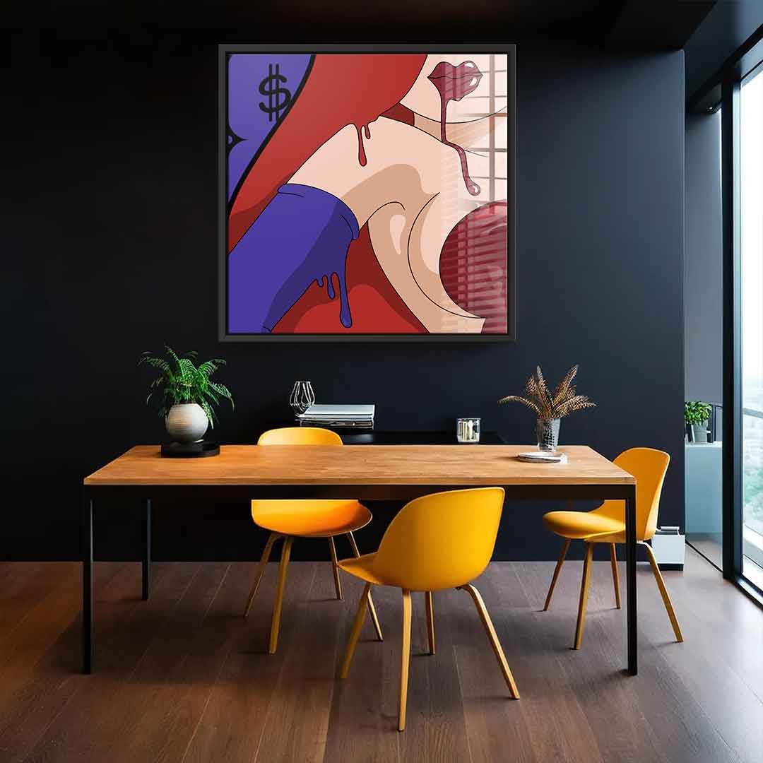 Melting Jessica 2 - Square Edition - Acrylic Glass