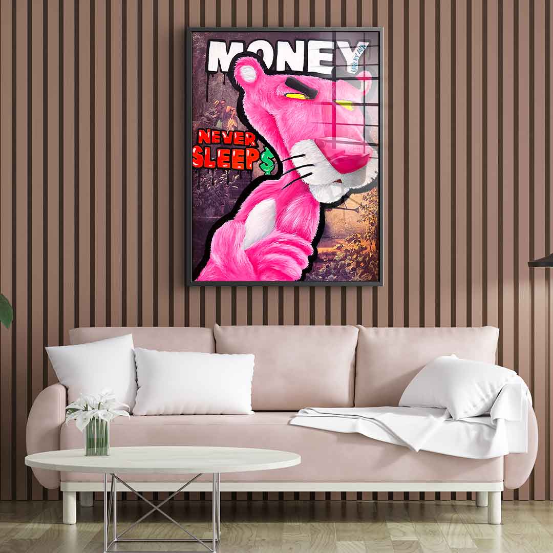 Money Panther - Acrylic glass