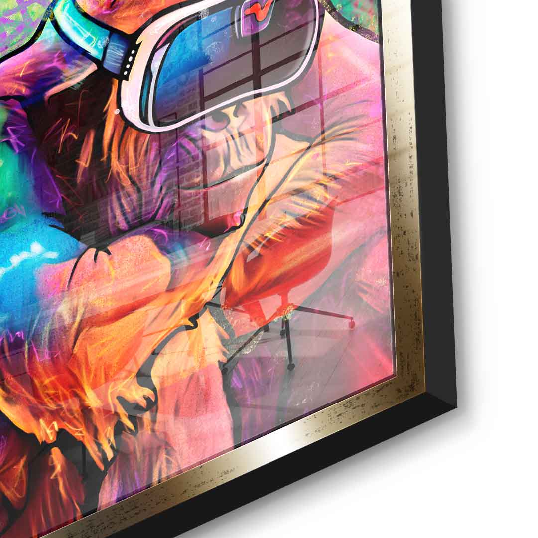 Monkeys Time - Acrylglas