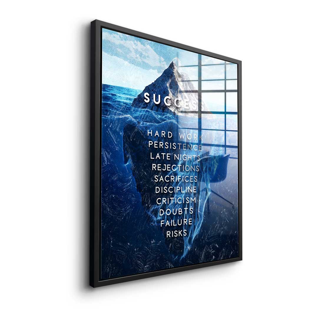 Iceberg of success - acrylic glass