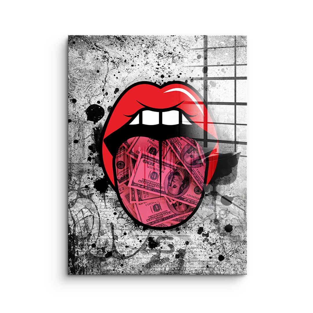 Graffiti Kiss - Acrylic glass