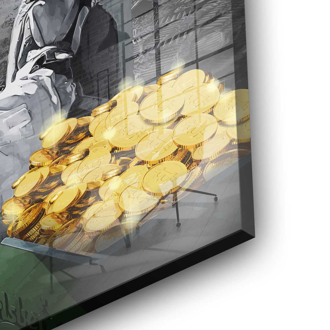 Bitcoin Astronaut Lifestyle - Acrylic glass