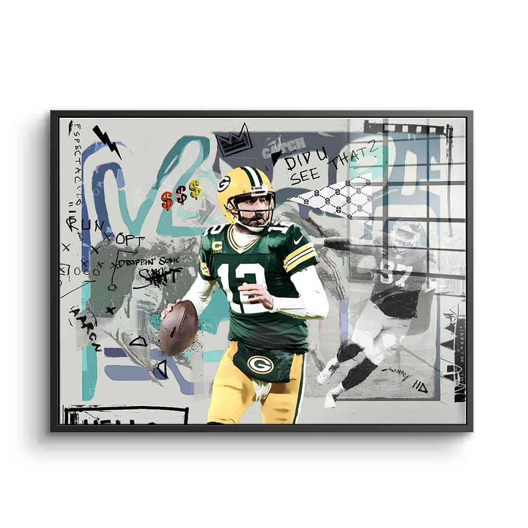 Aaron Rodgers - acrylic glass