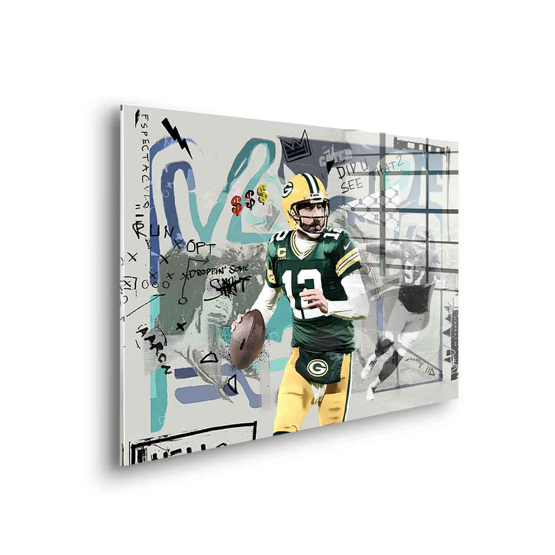 Aaron Rodgers - Acrylic glass
