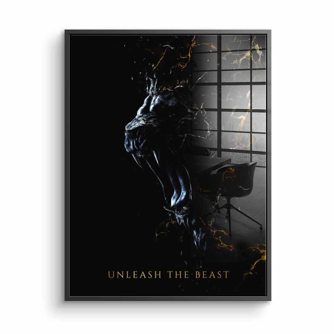 Abstract Lion - Acrylglas