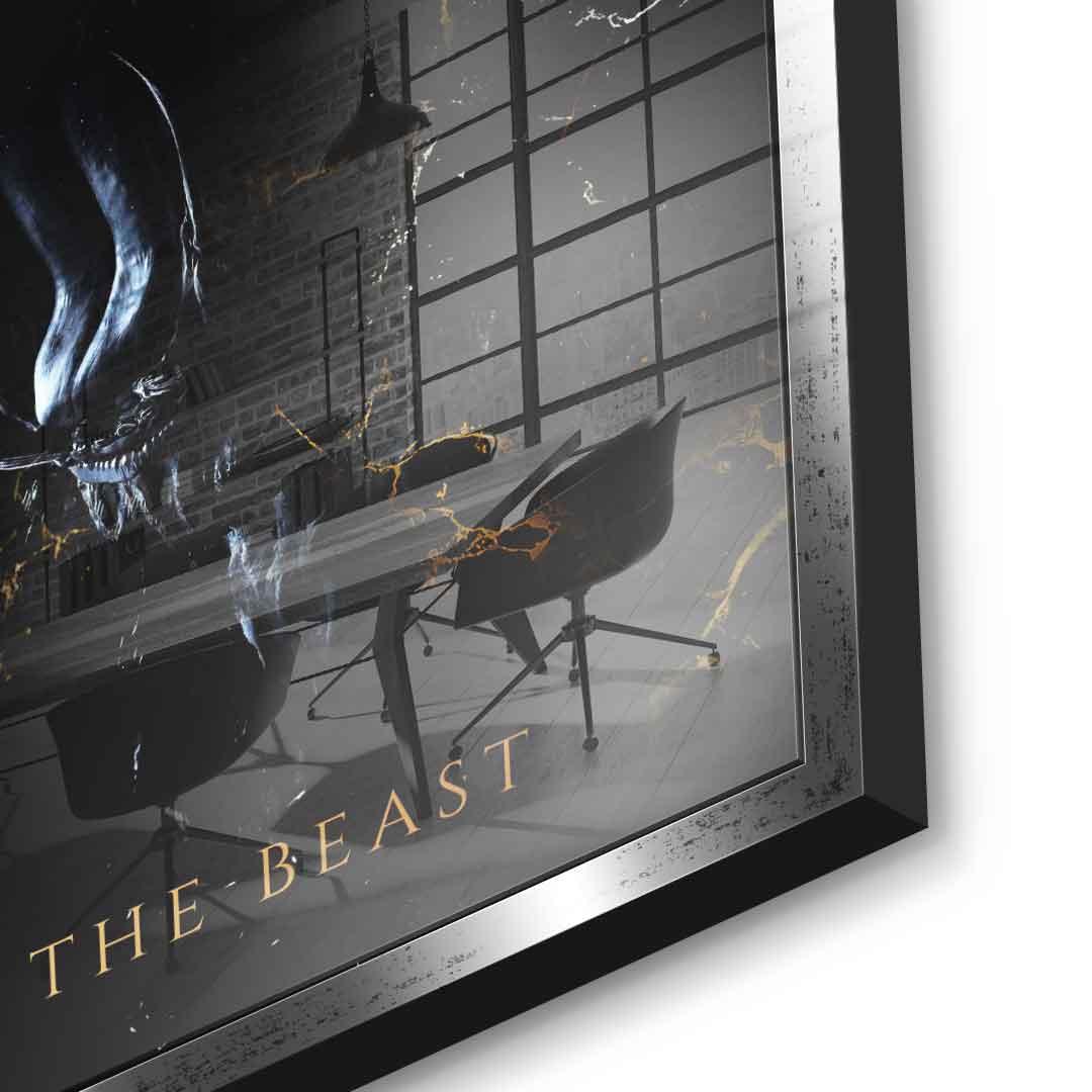 Abstract Lion - Acrylglas