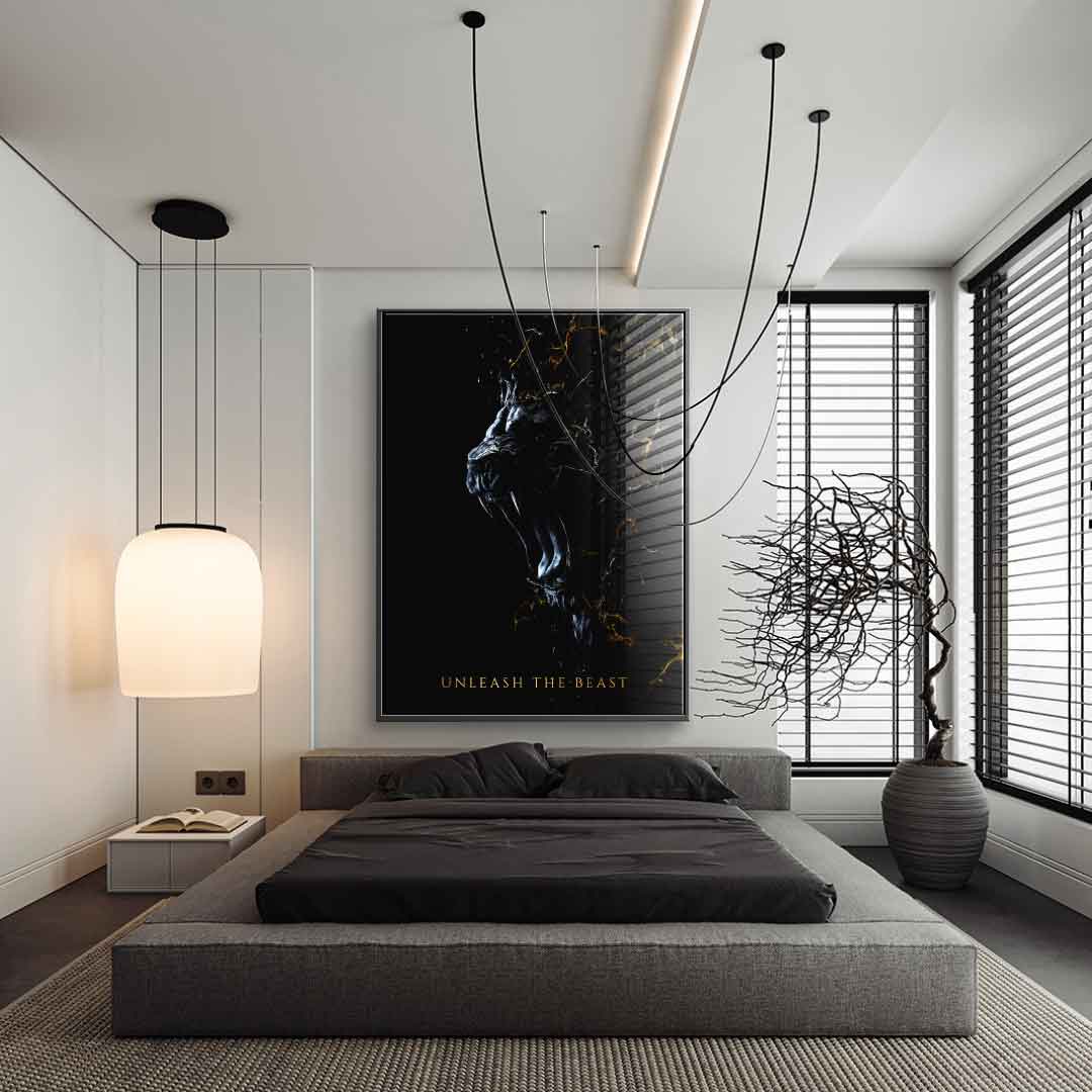 Abstract Lion - Acrylglas