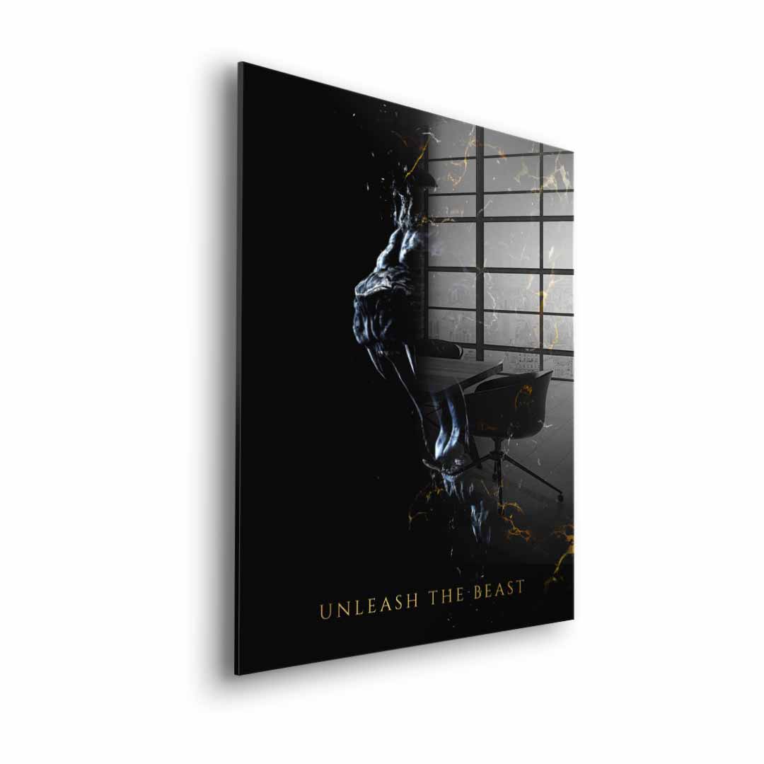 Abstract Lion - Acrylglas