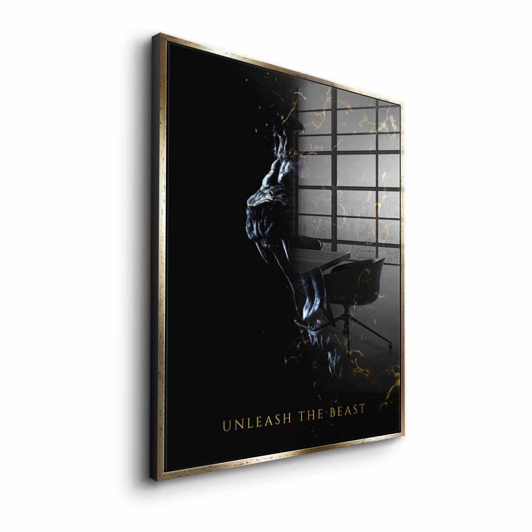 Abstract Lion - Acrylglas