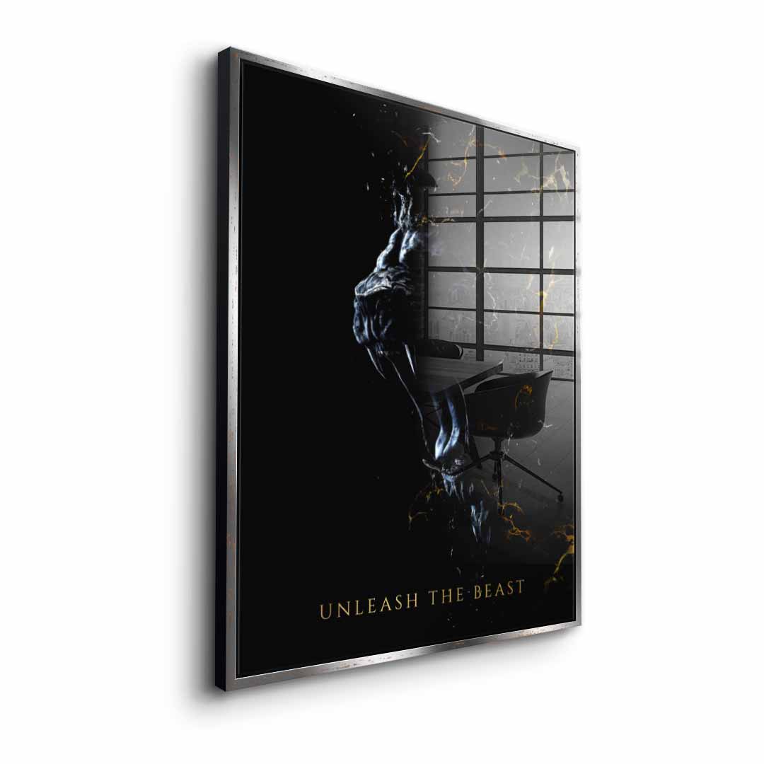 Abstract Lion - Acrylglas