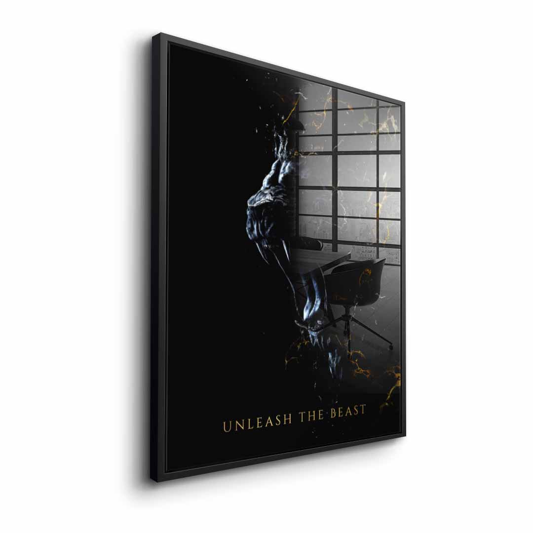 Abstract Lion - Acrylglas