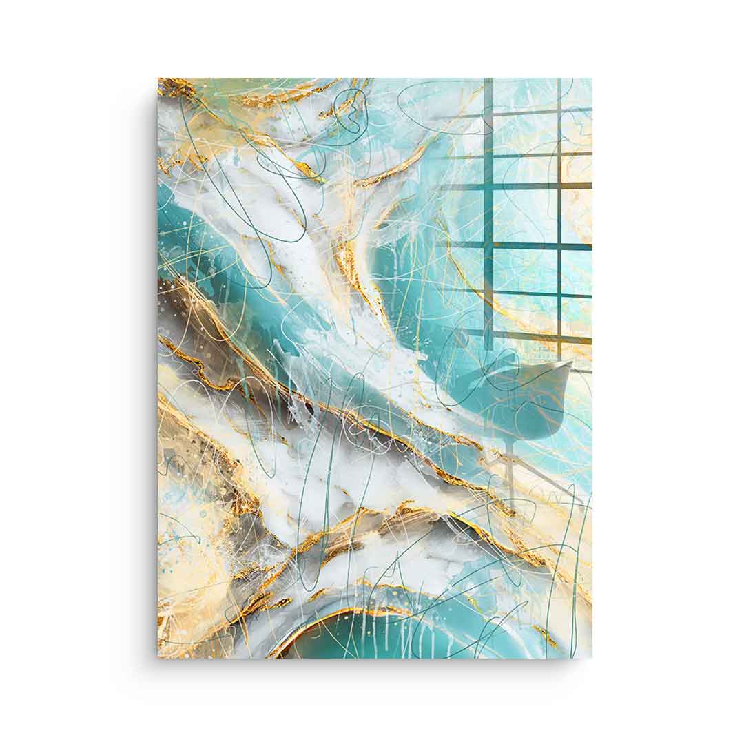 Ocean Tsunami - acrylic glass