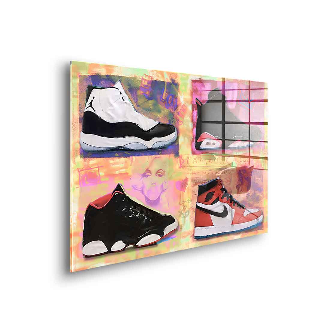 Sneakers - Acrylic glass